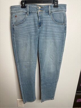 Hudson Size 33 Collin Mid Rise Skinny Ankle Jeans